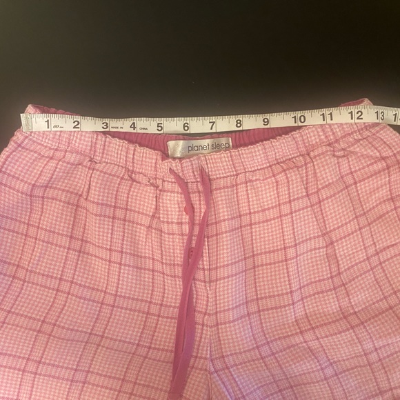 Planet Sleep Flannel Full Length Pajama Pants Stretch Drawstring Waist, Size S - Picture 5 of 6